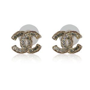 Chanel Double C Costume Earrings